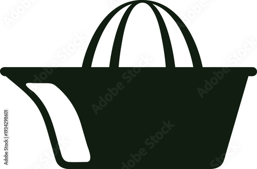Hand juicer kitchen utensil vector cooking icon