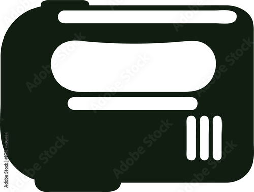 Hand mixer preparing food in the kitchen icon