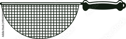 Sieve kitchen utensil for straining filtering food