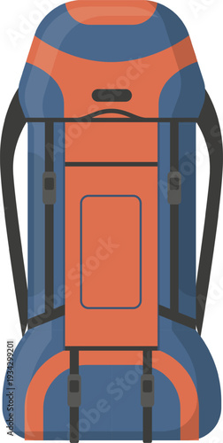 Large hiking backpack for travel and outdoor adventure