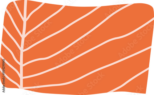 Healthy salmon fillet showing natural omega 3 protein food