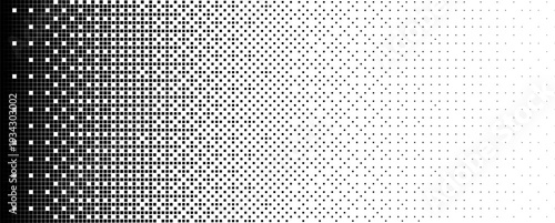Halftone dot pattern gradient grayscale background circle comic fade. Halftone texture design.