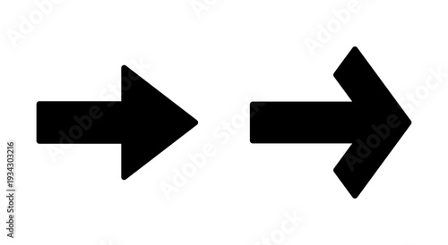 Arrow icon symbol for apps and websites. Arrow sign and symbol for web design.