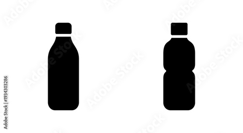 Bottle icon symbol for apps and websites. bottle sign and symbol