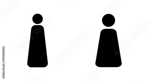 Female icon symbol for apps and websites. woman sign and symbol