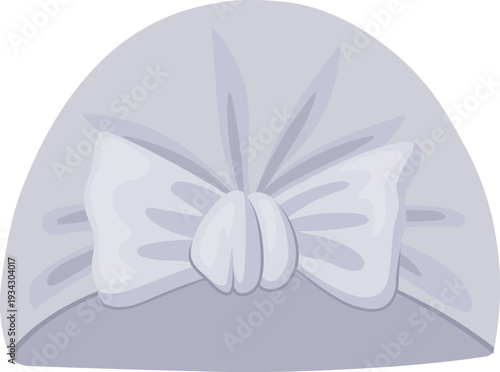 Baby turban head wrap with front bow