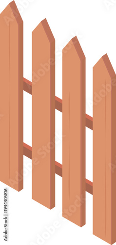 Wooden picket fence illustrating a property boundary
