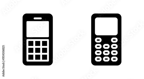 Phone icon symbol for apps and websites. Call sign and symbol. telephone symbol