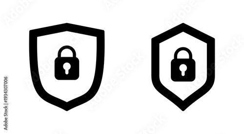 Security icon symbol for apps and websites. protection icon. privacy. vpn