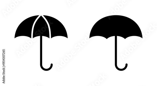 Umbrella icon symbol for apps and websites. umbrella sign and symbol