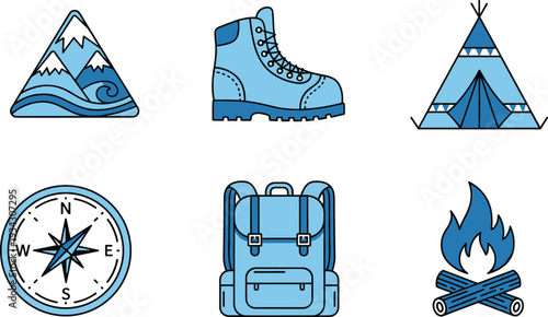 Set of cute sleeping newborn baby vector illustrations in various poses swaddled in blankets resting on pillows nest and inside coffee cup for kids.