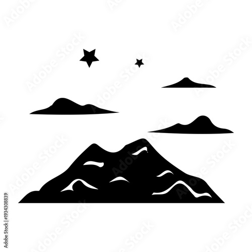 Minimalist vector file icon isolated on transparent background, Vector