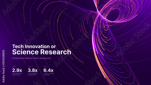 High-Speed Data Transfer in Tech Network. AI Automation Visualization. Abstract Particle Bokeh Flow for Science Applications. Digital Transformation Concept.