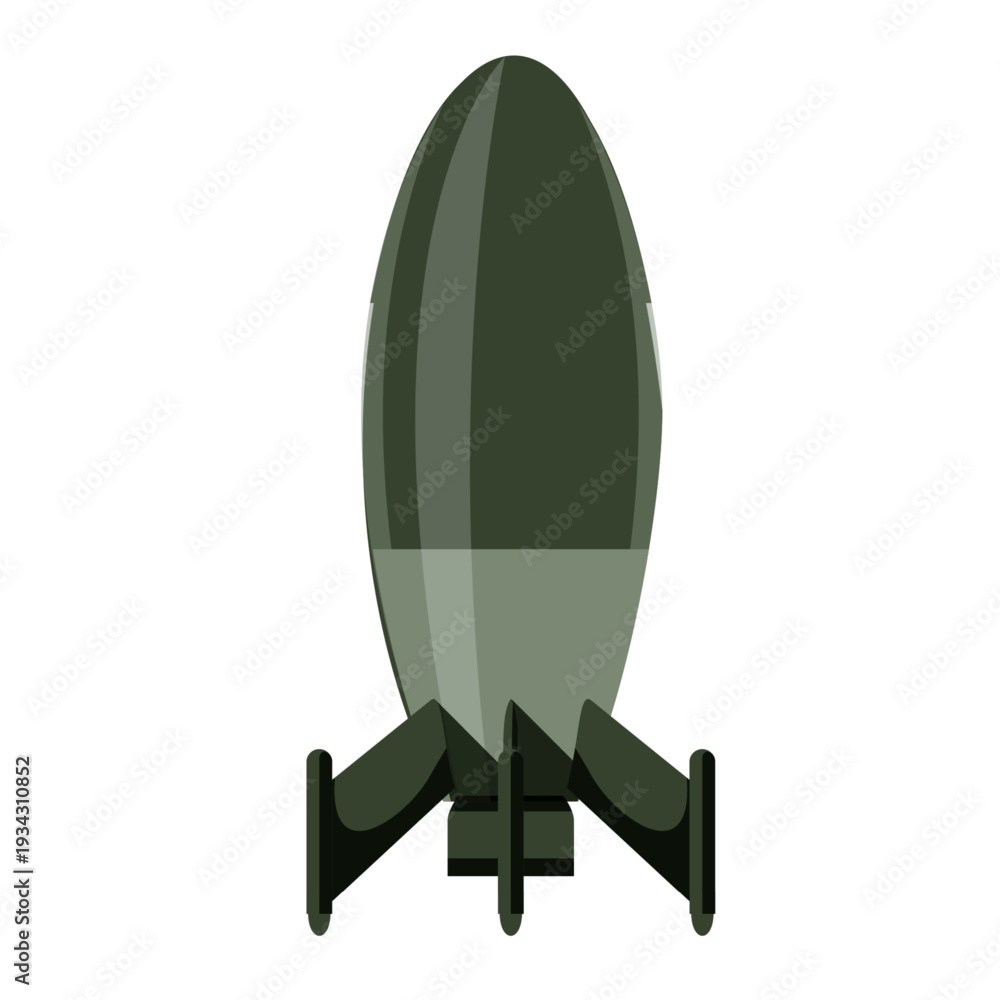 Obraz premium 3D industrial cruise ballistic missile set. Realistic strategic weapons art. War technology. Aircraft military bomb