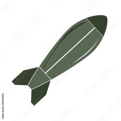 3D industrial cruise ballistic missile set. Realistic strategic weapons art. War technology. Aircraft military bomb