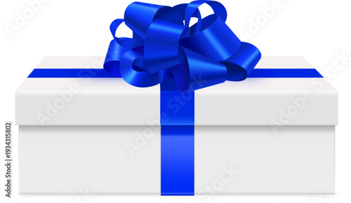 Box with Blue Bow