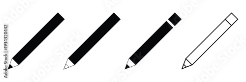 Pencil icon set vector. pen sign and symbol. edit icon vector eps 10
