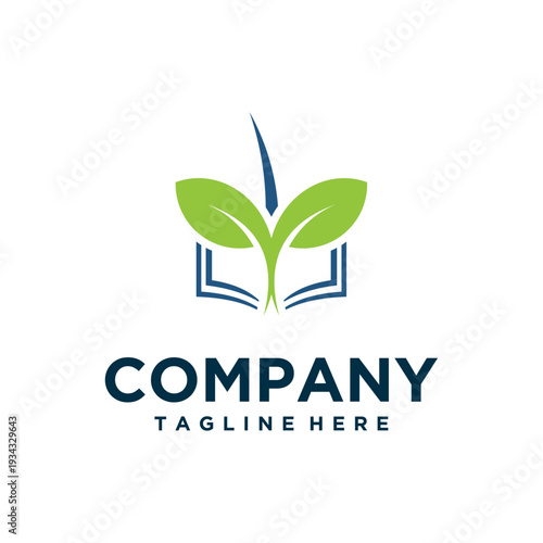 education and academy logo design