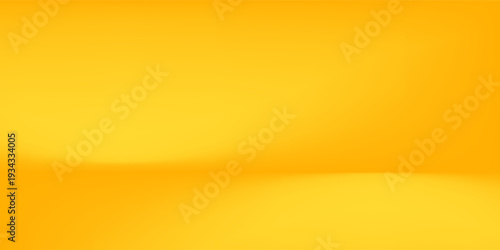 yellow background abstract with Gradient in empty room studio,Yellow empty room studio gradient used for background, yellow background studio with shine use for product shooting. Orange background.