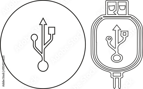 Usb connector types and symbols