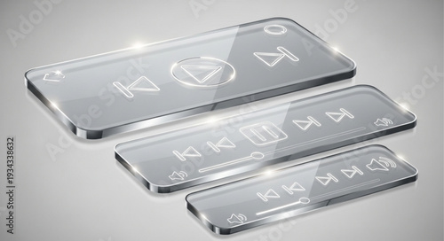 Three shiny silver bars with engraved symbols on a gray background.