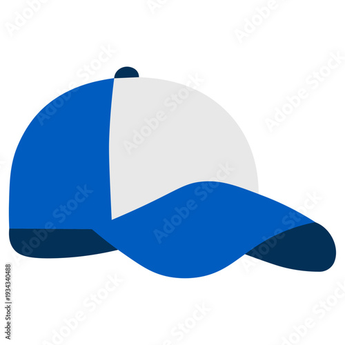 Baseball Pitcher Cap Sports Headwear Vector Illustration