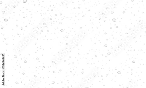 Quadro su tela Realistic water drops