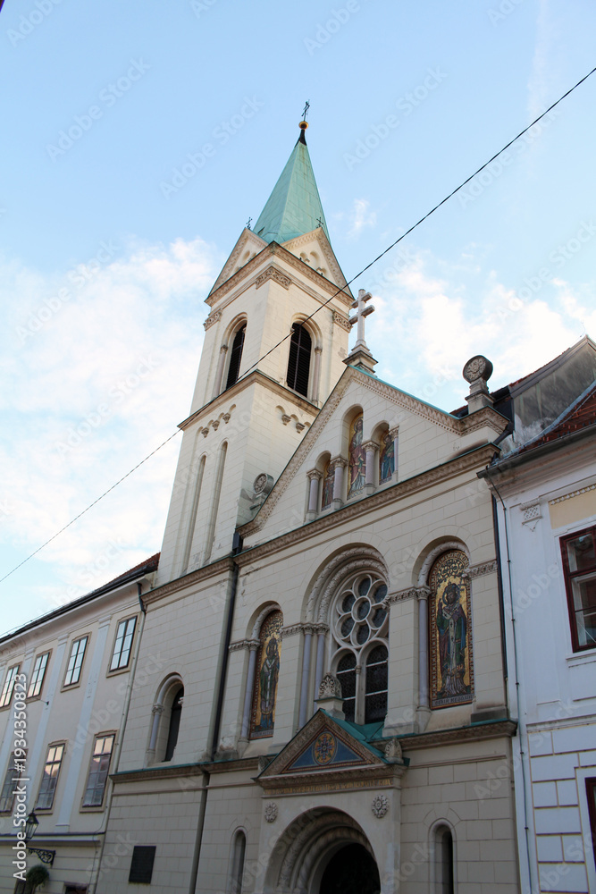 Fototapeta premium St Cyril Methodius Cathedral August 2024 Eastern Catholic