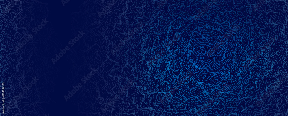 custom made wallpaper toronto digitalAbstract background concentric wavy lines radiating from center. intricate ripple effect, resembling topographic maps or energy fields. For digital art, wallpapers, data visualization, graphic design