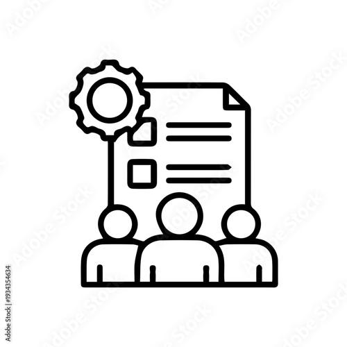 Teamwork and Workflow Icon