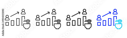 Escalation Food Icon Set Collection Outline Style for Hazard Analysis and Critical Control Points with Multiple Thickness Variations Creative Design Vector Pack
