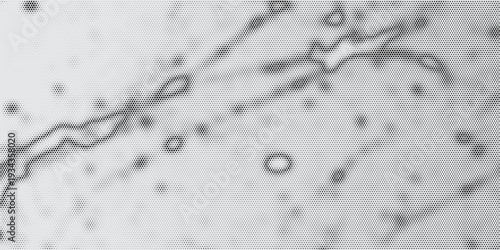 Modern grunge style dotted halftone abstract background and texture.