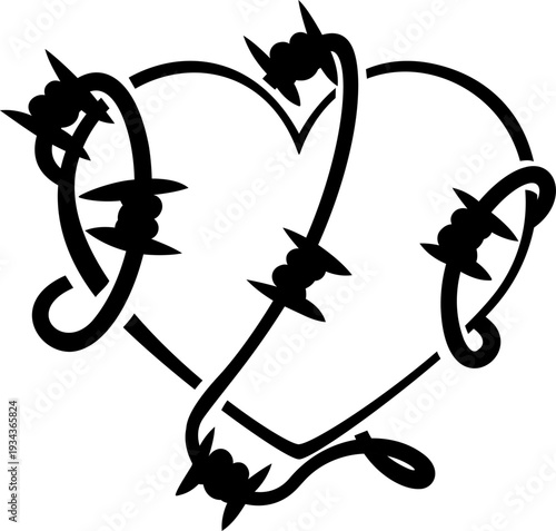 Heart in Barbed Wire