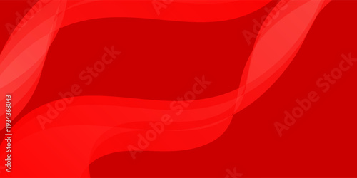 Abstract red and gold ribbons background. Used to decorate advertisements, publications elegant modern gradient