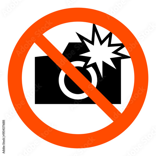 No Flash Photography Sign