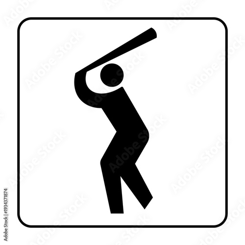 Baseball Player Icon