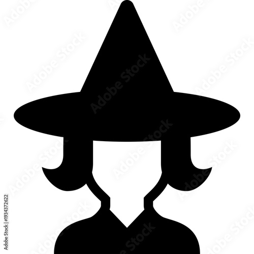 Witch Silhouette Icon