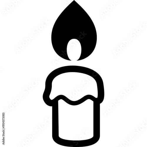 Burning Candle Icon