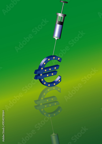 Layout Finanzspritze grün