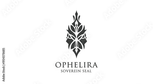 Elegant Monogram Emblem Ophelira Sovereign Seal Logo Design