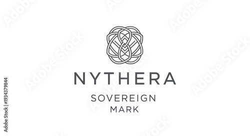 NYTHERA SOVEREIGN MARK logo with abstract symbol
