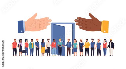 Diverse Group Enters Open Door of Opportunity: Inclusion, New Jobs, and Career Paths