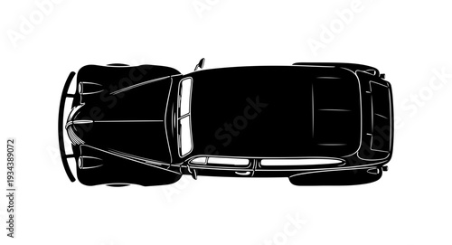 Overhead View of a Car