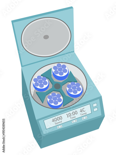 Laboratory Centrifuge Machine, Medical Equipment for Blood Sample Separation
