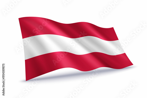 Austria Waving Flag Isolated on White Free Download Austria Waving Flag Isolated on White - GFXLoad
