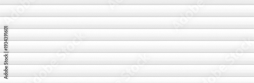 Wide half tone horizontal dotted stripes vector pattern texture banner background grey
