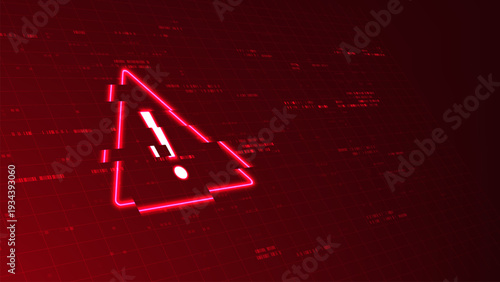 Cyber security technology background malware attack alert interface with digital protection elements, representing data security, cyber threat prevention, network defense, protection against hacking