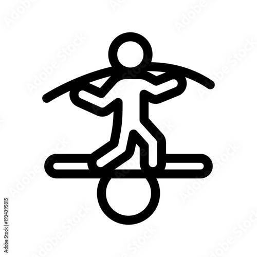 Risk Taking Icon Vector Symbol Design Illustration