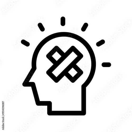 Trauma Icon Vector Symbol Design Illustration