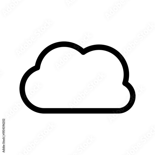Cloud Icon Vector Symbol Design Illustration